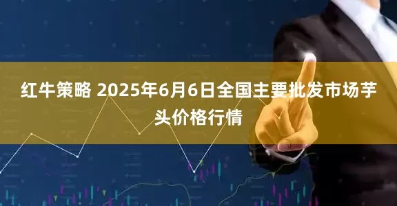 红牛策略 2025年6月6日全国主要批发市场芋头价格行情